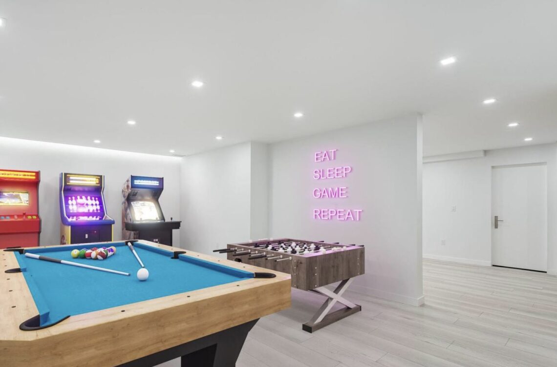Gaming space in home
